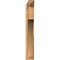 Ekena Millwork Westlake Arts & Crafts Smooth Outlooker, Western Red Cedar, 5 1/2"W x 30"D x 38"H OUT06X30X38WTL03SWR - alternate 3